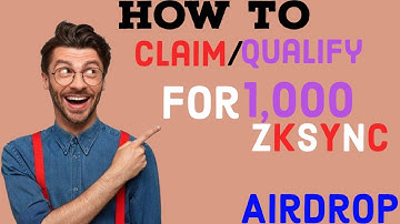 How To Claim/qualify for 1,000 Zksync Airdrop step by step guide #zksyncairdrop #crypto