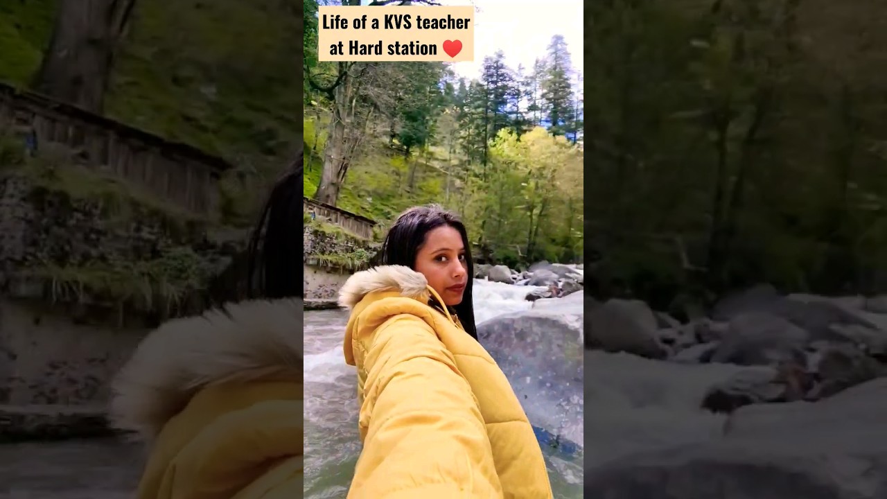 Life of a KVS teacher in Jammu Kashmir ♥️ kvsprt kvs kvsinterview kishtwar kvs2023 demo