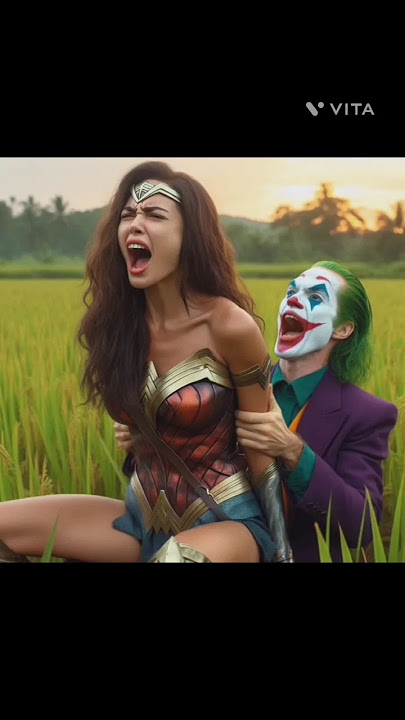 joker Vs wonder woman 🥺😬😆 #shortsviral #joker #wonderwoman #shorts