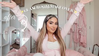 MOVING IN!✨ Setting Up My NEW Pink Beauty Room & Closet | Glam Room Makeover   GRWM