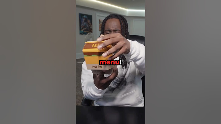 Kai Cenat now has a McDonalds MENU!