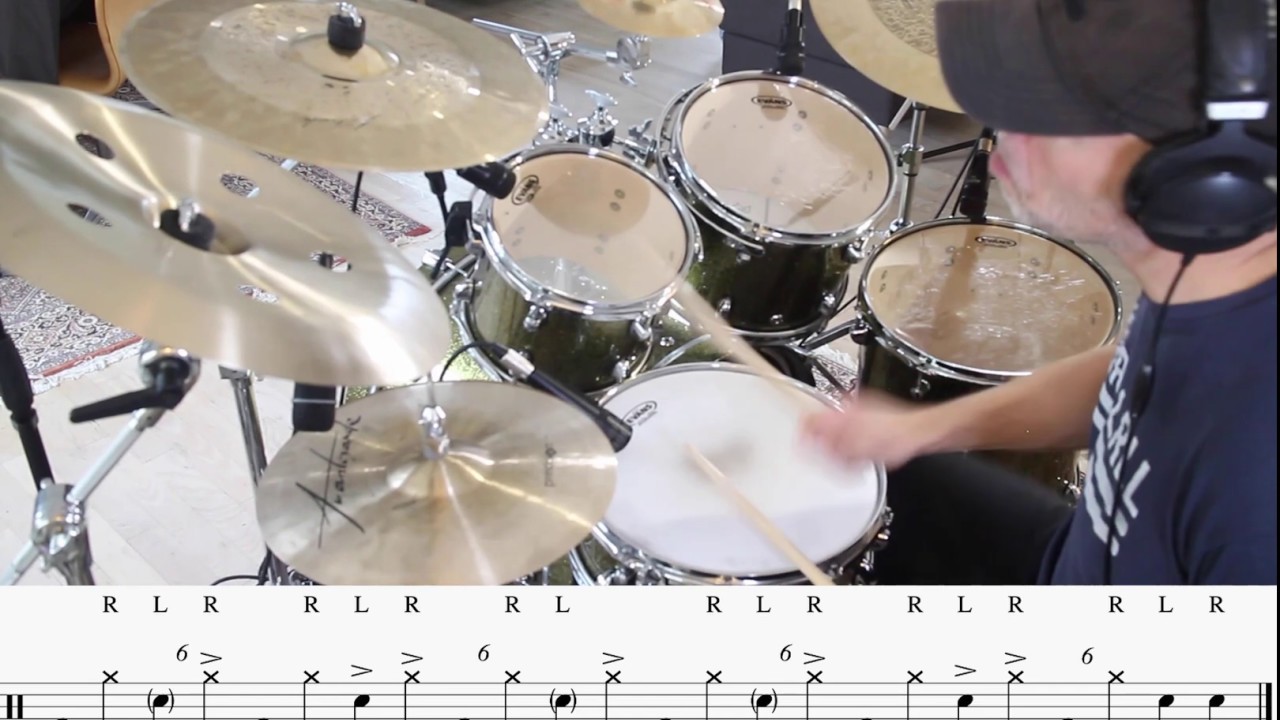 Drum Lick 12 13 Sextuplet Groove Lick YouTube
