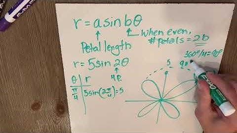 Roses with Sine and an Even Number of Petals