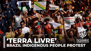 Brazil: Indigenous people rally for week-long protest in Brasilia over land & cultural rights