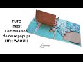 TUTO inédit combinaison de deux popups ☺️#scrapbooking