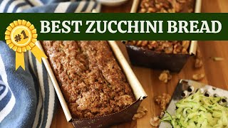 EASY &amp; DELICIOUS Zucchini Bread | Can be gluten, dairy, and sugar free! ⭐️