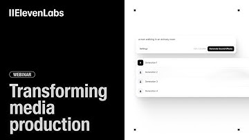 Transforming media production with AI sound effects & dubbing