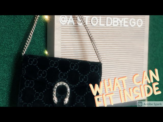 Gucci Dionysus Super Mini Black or YSL Uptown Chain Wallet? Looking for  something I can use daily and for going out (I dont carry much so I like  the small size) I