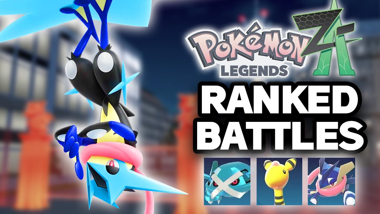 CRAZY Mega Greninja Team Ranked Battles Pokemon Legends ZA