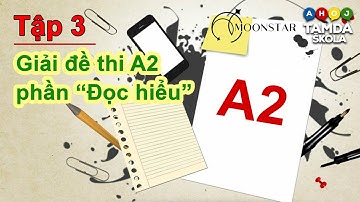 HỌC TIẾNG SÉC CÙNG TAMDA ŠKOLA VÀ MOONSTAR | TẬP 3: GIẢI ĐỀ A2