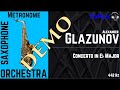 Alexander Glazunov: Saxophone Concerto - orchestra accompaniment   442Hz