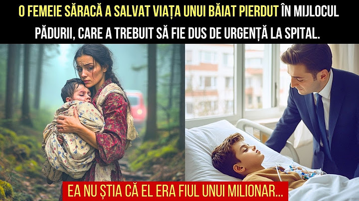 O FEMEIE SĂRACĂ A SALVAT VIAȚA UNUI BĂIAT PIERDUT, FIUL UNUI MILIONAR...