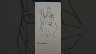 *DAY 103* Drawing of the Day (Slow Dance  Pose Guides) | Category: Human Body Poses 🏁 #drawing