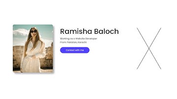 How To Make Animated User Profile Card Using HTML CSS And JavaScript