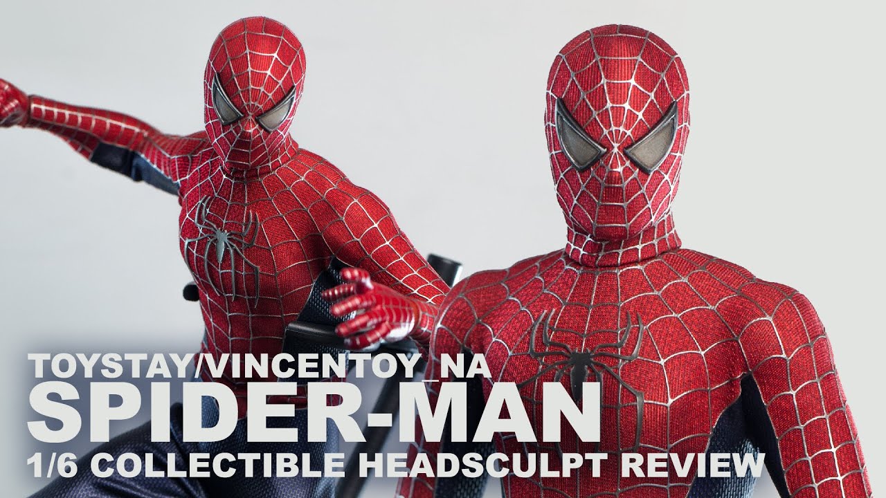 ToyStay / Vincentoy_Na Spider-man Headsculpt for Hot Toys Tobey