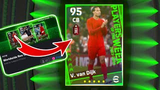 Trick To Get 98 Rated POTW V. Van Dijk In eFootball 2024 | Van Dijk POTW Trick eFootball 24 Mobile