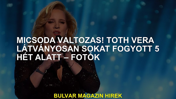 Micsoda nagy változás! Tóth Vera sokat fogyott 5 hét alatt - fotó