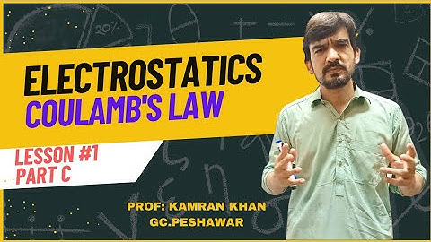 MCQS SERIES, ELECTROSTATICS, LECTURE 1 PART C COULOMBS LAW|| MDCAT||NUMS||ETEA||