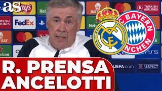 CARLO ANCELOTTI, RUEDA DE PRENSA COMPLETA | Previa REAL MADRID  FC BAYERN MÚNICH