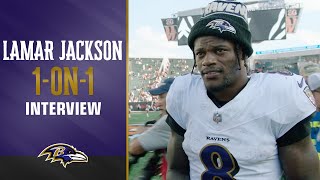 1-on-1: Lamar Jackson Reacts to Incredible Comeback Win in Cincinnati | Baltimore Ravens