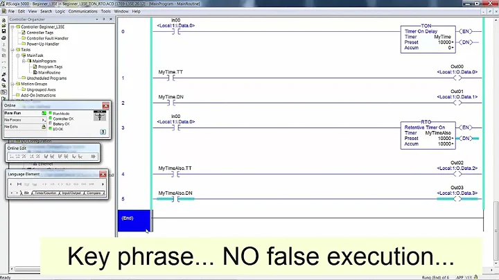 16 - RSLogix/Studio5000 Manual Pt1 - RTO Retentive On Delay