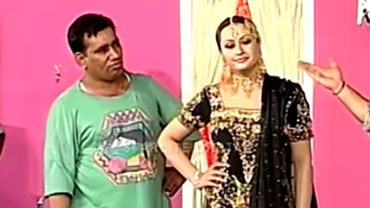 Best Of Nargis and Nasir Chinyoti with Asif Iqbal New Pakistani Stage Drama Full Comedy Funny Clip