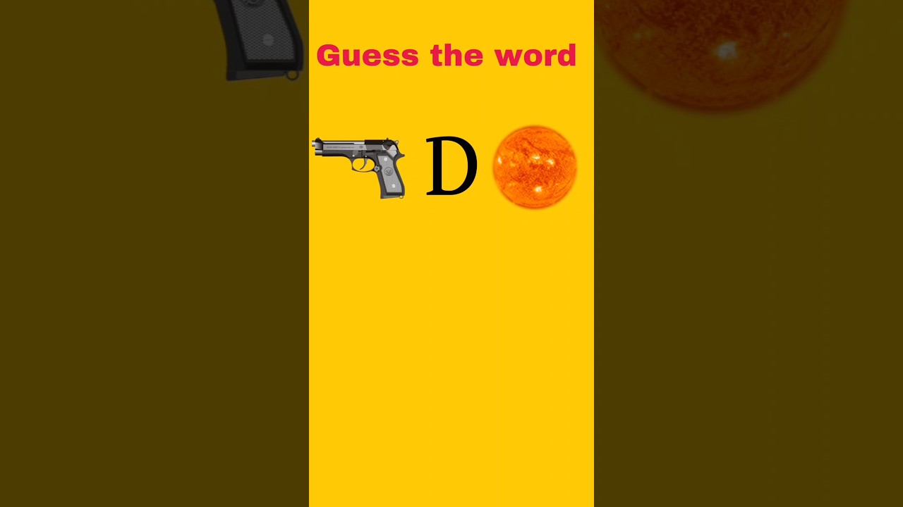 Can you guess the word in 10 seconds 