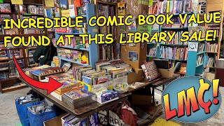 The Amount of Comic Book Value I Found at this Library Sale was INSANE!