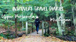 Details Autumn in Upper Peninsula Munising Michigan 🇺🇸 | Travel Diaries of an Introvert | Introvert Vlog #10 Guide