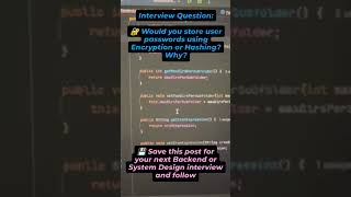 #SystemDesign #BackendEngineering #JavaDeveloper #TechInterview #CyberSecurity