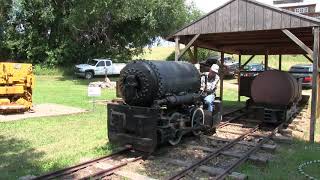 1906, HK Porter, Compressed air mine locomotive demonstration