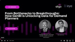 From Bottlenecks to Breakthroughs: How GenBI is Unlocking Data for Demand Planners