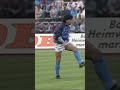 Diego Maradona En Su Mítico Calentamiento En Nápoles