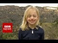 Maisie Sly : Six, deaf and going to the Oscars - BBC News