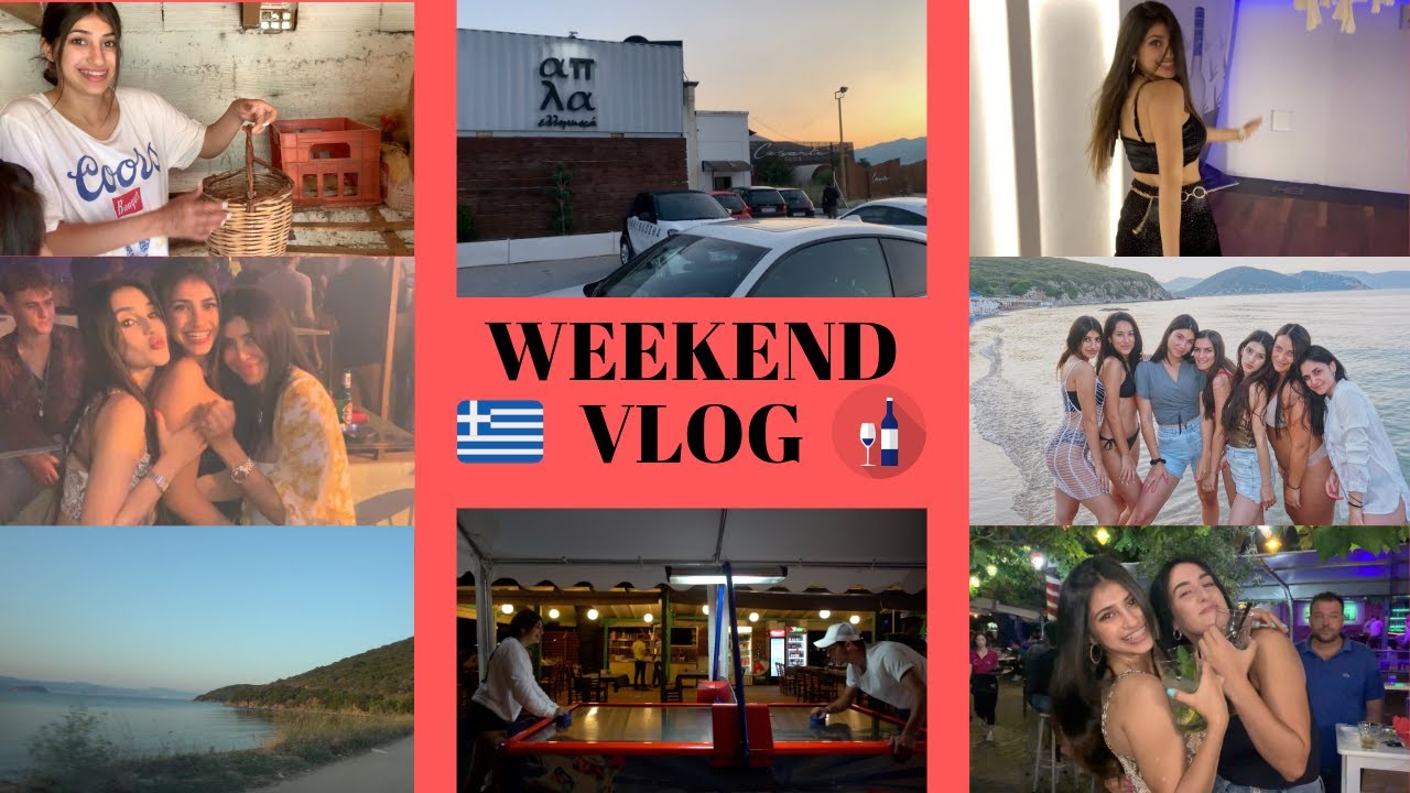 GREECE WEEKEND VLOG // how many bottles can we break  in a night?