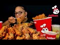 MY FIRST TIME TRYING JOLLIBEE MUKBANG| I LOST MY WEDDING RING