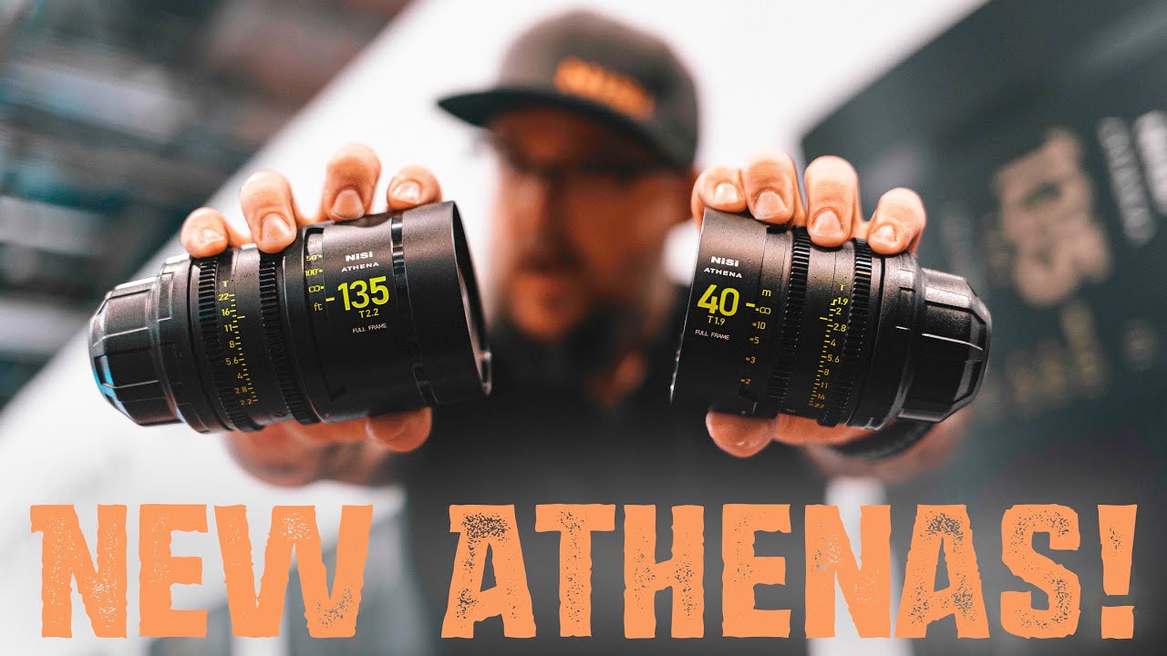 The NEW Nisi Athena 40mm t1.9 and 135mm t2.2 Are AMAZING! - YouTube