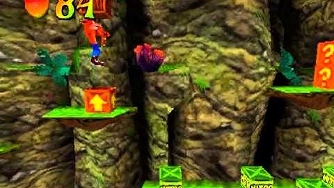 Crash Bandicoot 2: Cortex Strikes Back - Stage 1: Turtle Woods (100% Completed)