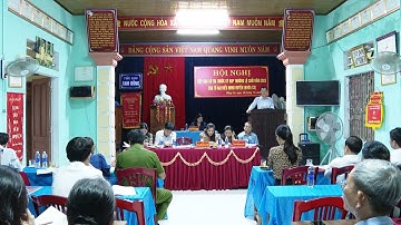 Tổ đại biểu HĐND huyện tiếp xúc cử tri trước kỳ họp thứ 11