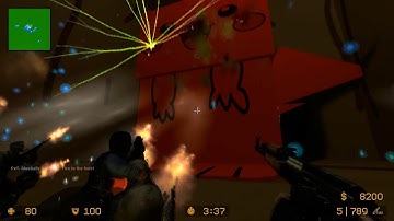 Counter Strike Source Zombie Escape mod online gameplay on ShroomForest map