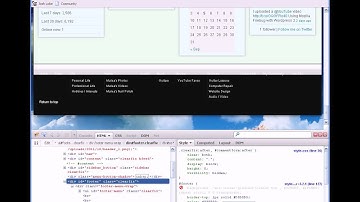 WordPress and Firebug