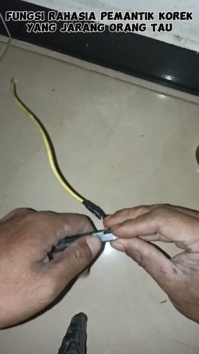 fungsi rahasia pemantik korek yang jarang orang tau!! #idekreatif #tutorial #lifehacks