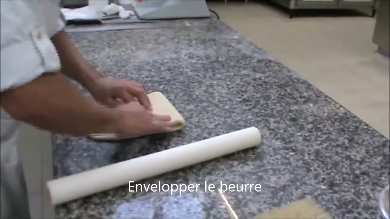 La pâte levée feuilletée: le tourage