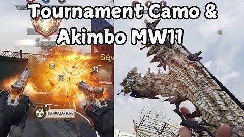 We Tested the NEW Seasonal Tournament Camo & The Buffed Akimbo MW11