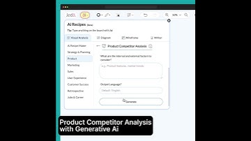 ⭐️ Product Competitor Analysis with Generative AI