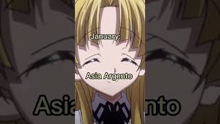 Your birth month your DxD character
