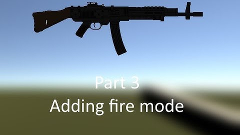 [Unity3D] Shooting for Beginner - Fire Modes  (Script in the description) [Part 3] [HD]