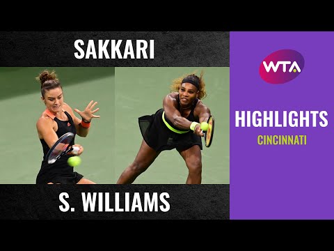 Maria Sakkari vs. Serena Williams | 2020 Cincinnati Third Round | WTA Highlights