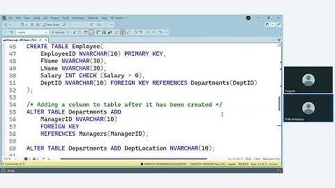 SQL 10 AM Batch Introduction to DML Training : Session 1