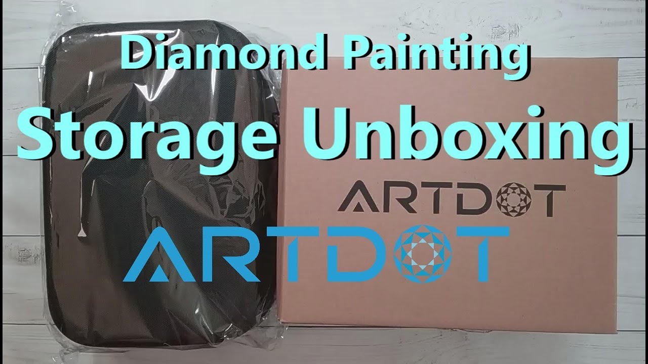 Unboxing Diamond Painting Storage Case and Tools by Art Dot 